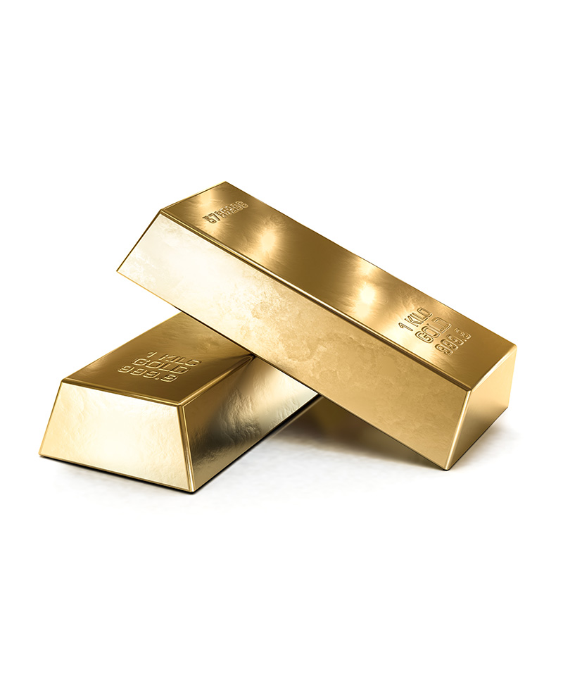 Gold-ingots